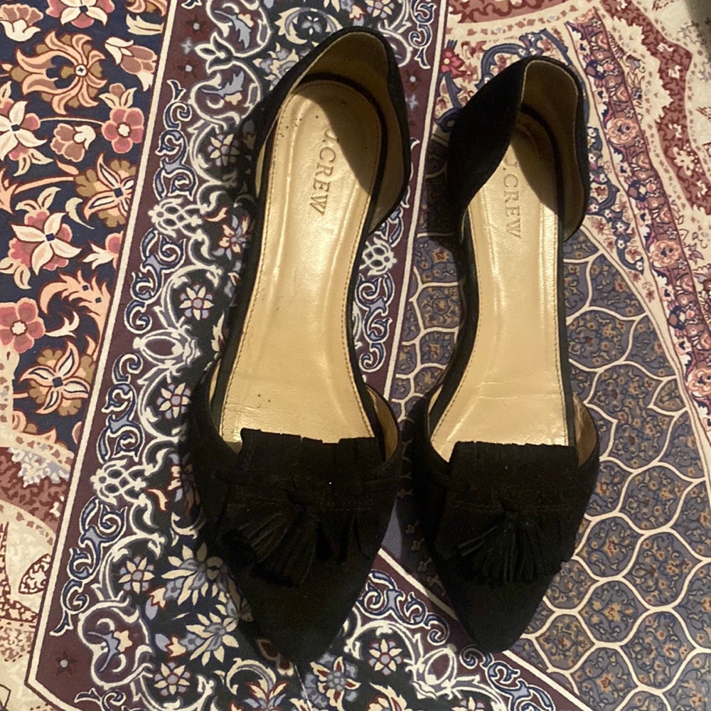 J Crew womens suede loafers